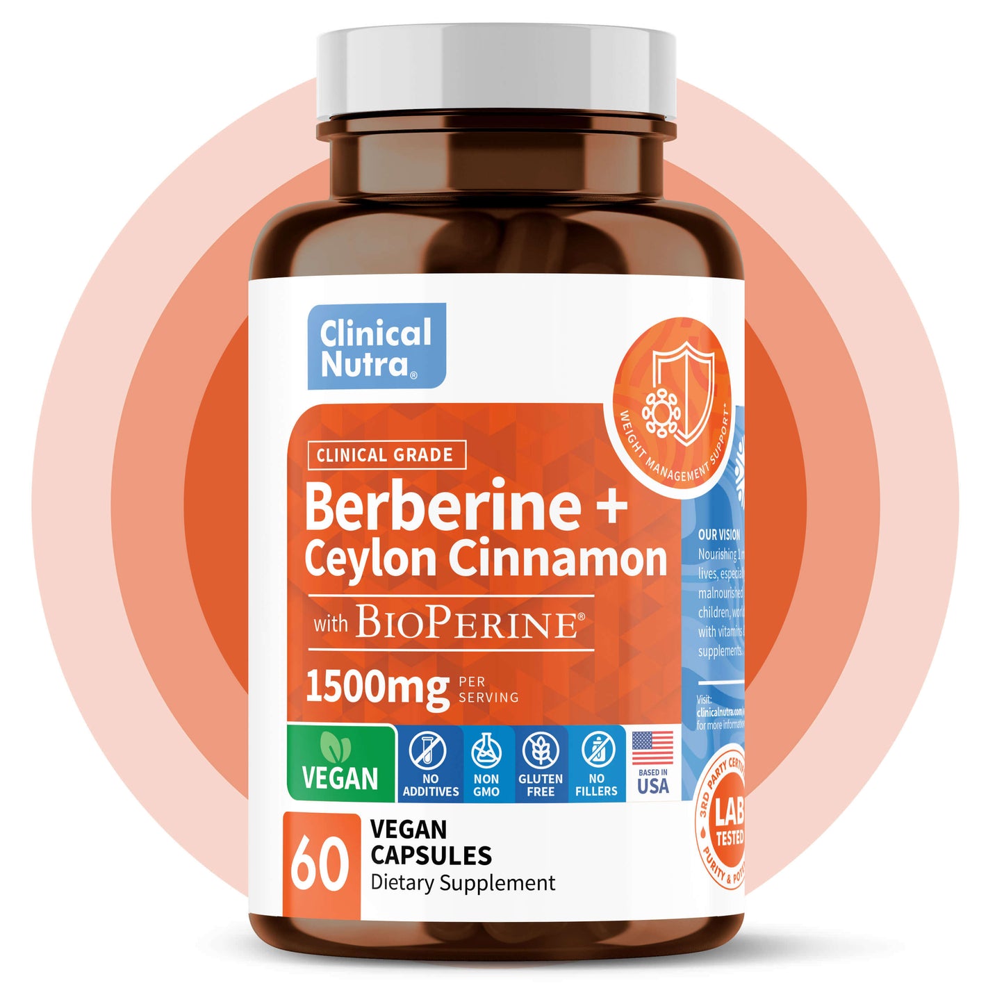 Berberine HCL Plus Ceylon Cinnamon