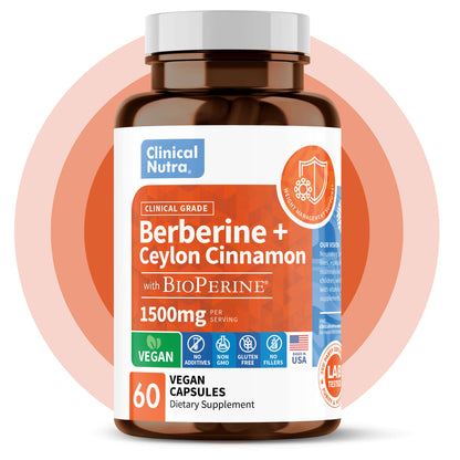 Berberine HCL Plus Ceylon Cinnamon